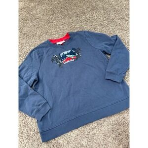 Breckenridge Petite Christmas Truck Sweatshirt Holiday‎ Winter PL vintage